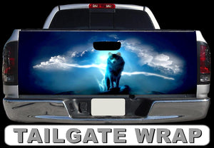 Wolf Vinyl Graphic Tailgate Wrap For Trucks Police Fit Big Decals For Trucks