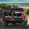 Autism Awareness American Warrior truck Tailgate Decal Sticker Wrap Tailgate Wrap Decals For Trucks