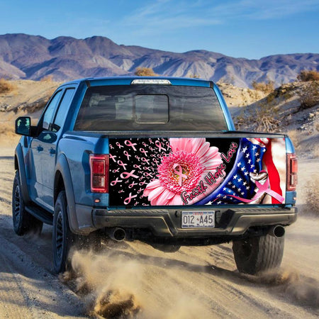 Breast Canctruck Tailgate Decal Sticker Wrap Faith Hope Love Tailgate Wrap Decals For Trucks