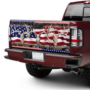 Deer Skull Hunting American truck Tailgate Decal Sticker Wrap Tailgate Wrap Decals For Trucks