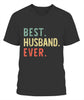Best Husband Ever Funny Cool Vintage Gift Christmas Tee Shirt