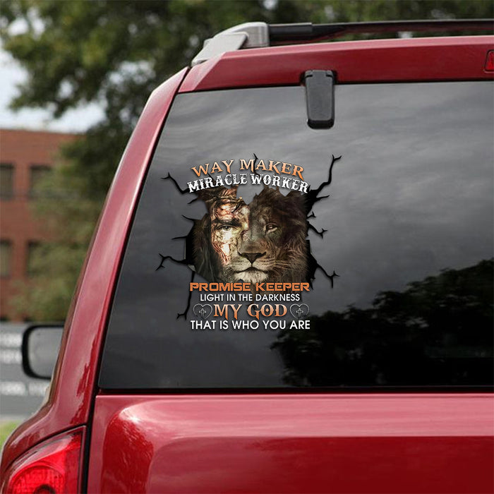 [th0506-snf-ptd]-jesus-crack-car-sticker-gods-lover