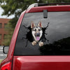 [th0542-snf-pta]-german-shepherd-crack-car-sticker-dogs-lover
