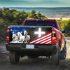 Horses Cross truck Tailgate Decal Sticker Wrap Tailgate Wrap Decals For Trucks