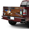 Boxer Back The Blue 3d Zipper truck Tailgate Decal Sticker Wrap Tailgate Wrap Decals For Trucks