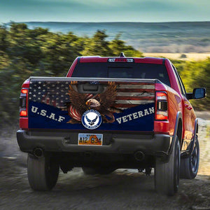 U.s Air Force Veterans truck Tailgate Decal Sticker Wrap Tailgate Wrap Decals For Trucks