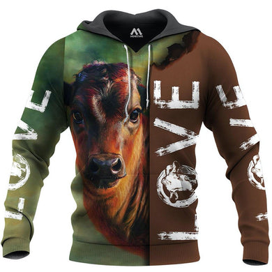 Cow Happy Farm Hoodie 13