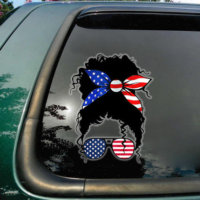 [ld1717-snf-lad]-afro-america-car-sticker-america-lovers