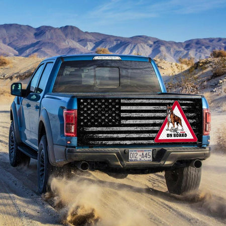 Boxer American Truck Tailgate Decal Sticker Wrap Boxer On Board Tailgate Wrap Decals For Trucks