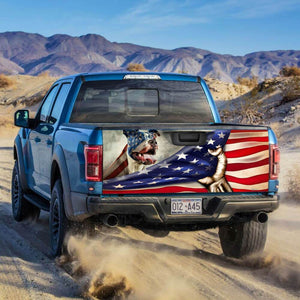 Pit Bull American truck Tailgate Decal Sticker Wrap Tailgate Wrap Decals For Trucks
