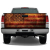 American Flag Distressed Rust Tailgate Wrap Sticker Decals For Trucks