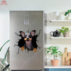 Miniature Pinscher Crack Stickers Custom You Cute Clear Sticker Paper Christmas Ideas