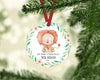Baby's First Christmas Ornament, Baby Lion Christmas Ornament, Child Ornament, Christmas tree decoration, Christmas Home Decor