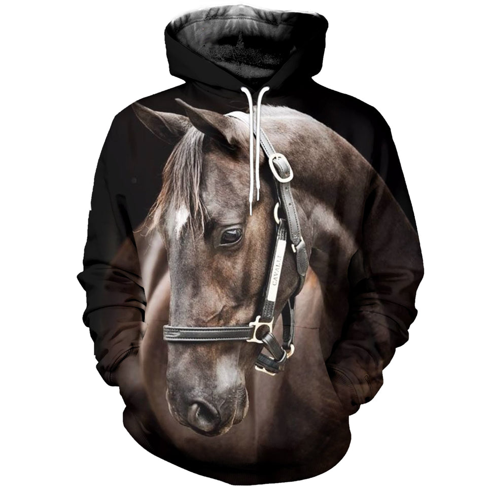 3D Printed Beautiful Horse Hoodie T-shirt DT1202201901