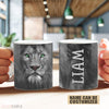 Custom Cups Black Lion Mugs All Over Print HNL0901008Z | 15oz