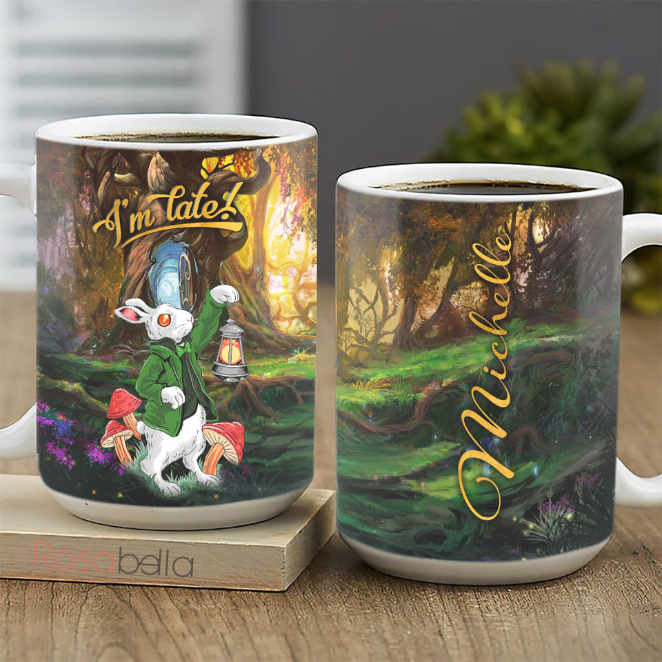 Custom Cups Bunny Mugs Cute All Over Print HTQ0810030 | 15oz