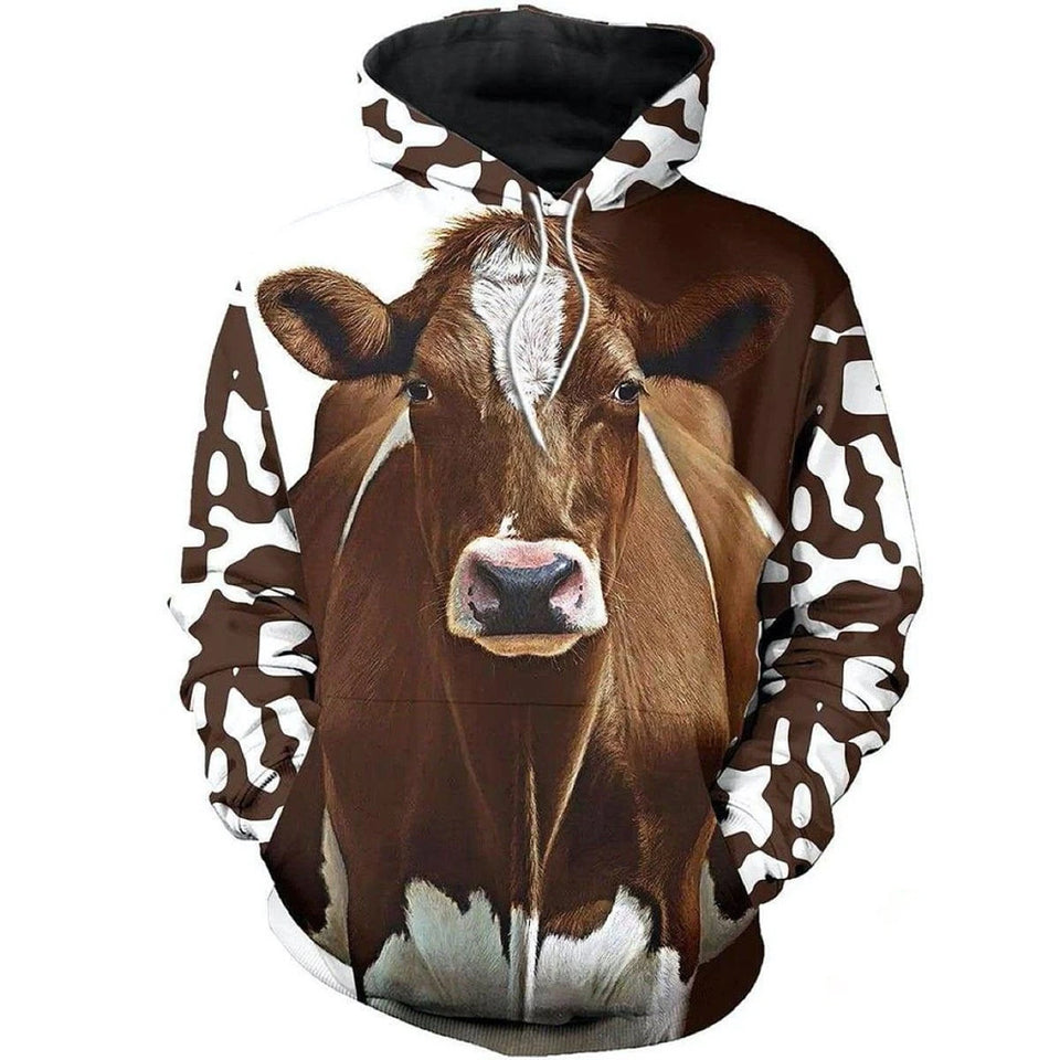 Cow Happy Farm Hoodie 17