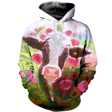 Cow Happy Farm Hoodie 21