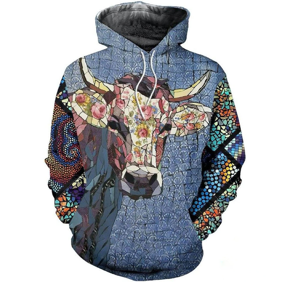 Cow Happy Farm Hoodie 23