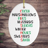 Christmas Favorites Ornament