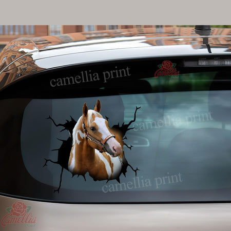 Paint Horse Crack Decal For Rear Window Wiper Cute A Outdoor Stickers Memorial Gifts
