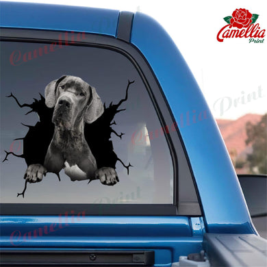 Great Dane Crack Sticker Pack Funny Quotes Vinyl Decals For Cars Best Gifts For Men