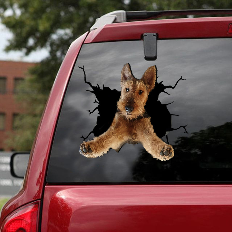 [dt0021-snf-lad]-irish-terrier-crack-car-sticker-dogs-lover