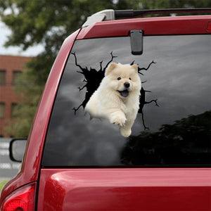 [dt0059-snf-lad]-chow-chow-crack-car-sticker-dogs-lover