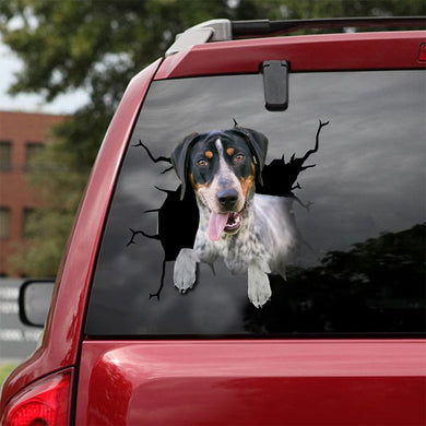 [dt0082-snf-lad]-bluetick-coonhounds-crack-car-sticker-dogs-lover