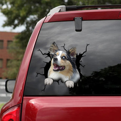 [dt0108-snf-tnt]-australian-shepherd-crack-car-sticker-dogs-lover