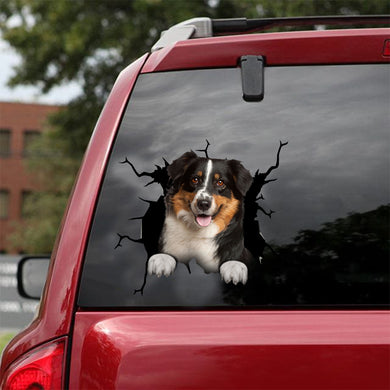 [dt0109-snf-tnt]-australian-shepherd-crack-car-sticker-dogs-lover