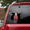 [dt0133-snf-tnt]-bourke's-parakeet-crack-car-sticker-birds-lover