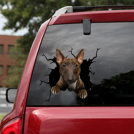 [dt0140-snf-tnt]-bull-terrier-crack-car-sticker-dogs-lover