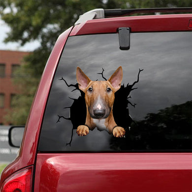 [dt0141-snf-tnt]-bull-terrier-crack-car-sticker-dogs-lover