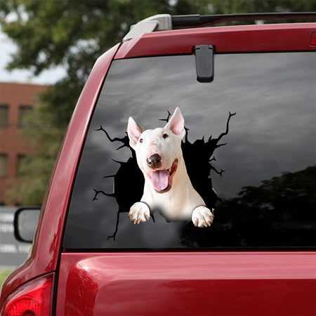 [dt0142-snf-tnt]-bull-terrier-crack-car-sticker-dogs-lover