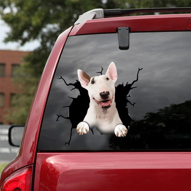 [dt0143-snf-tnt]-bull-terrier-crack-car-sticker-dogs-lover