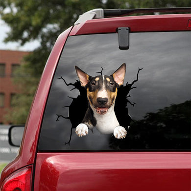 [dt0144-snf-tnt]-bull-terrier-crack-car-sticker-dogs-lover