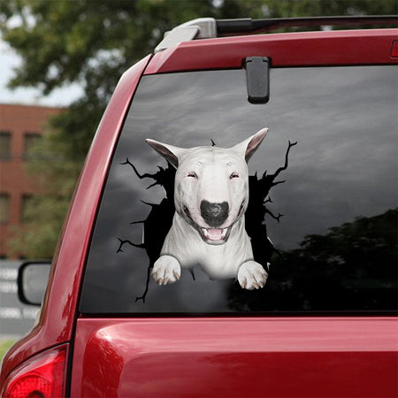 [dt0145-snf-tnt]-bull-terrier-crack-car-sticker-dogs-lover