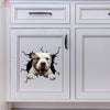 American Bulldog Crack Decor Decal Pretty Cute Magnetic Stickers Diy Christmas Gifts