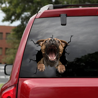 [dt0191-snf-tnt]-american-bulldog-crack-car-sticker-dogs-lover
