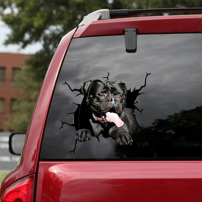[dt0198-snf-tnt]-american-bulldog-crack-car-sticker-dogs-lover
