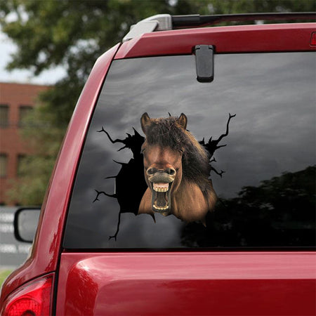 [dt0210-snf-tnt]-icelandic-horse-crack-car-sticker-animals-lover