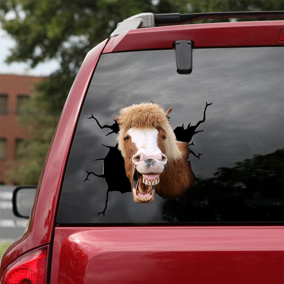 [dt0215-snf-tnt]-icelandic-horse-crack-car-sticker-animals-lover