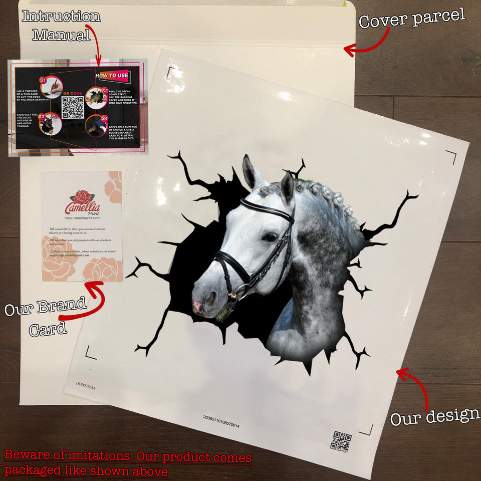 Hanoverian Horse Crack Sticker Pack Funny Pictures Number Stickers Christmas Gifts For Parents