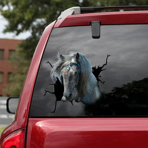 [dt0234-snf-tnt]-andalusian-horse-crack-car-sticker-animals-lover