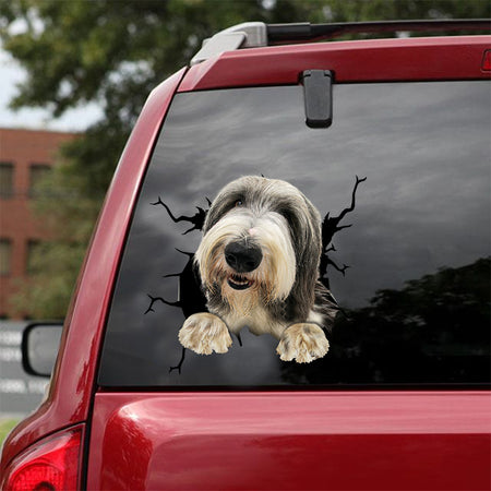 [dt0236-snf-tnt]-old-english-sheepdog-crack-car-sticker-dogs-lover