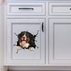 Bernese Mountain Dog Crack Decals For Windows Humor Decals Stickers Craft Kits For Adults