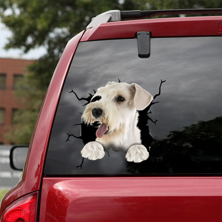 [dt0288-snf-tnt]-schnauzer-crack-car-sticker-dogs-lover