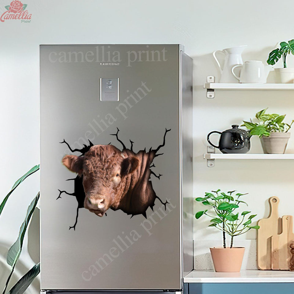Shorthorn Cattle Crack Duck Decal Cute Vehicle Decals Gifts For Grandma