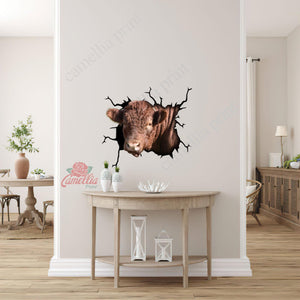 Shorthorn Cattle Crack Duck Decal Cute Vehicle Decals Gifts For Grandma